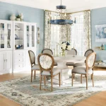 Rug is Suitable for a Round Dining Table