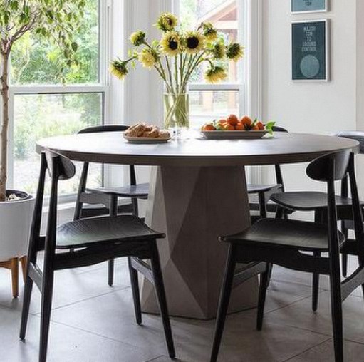black dining table decor ideas