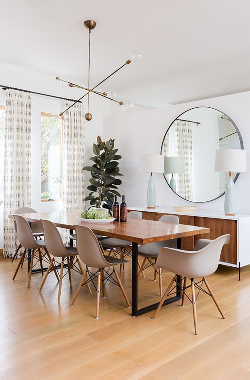 Mirror Behind Dining Table