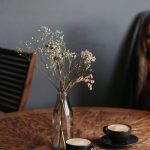 Round Dining Table with Leaves