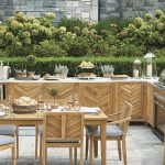 outdoor buffet dining table