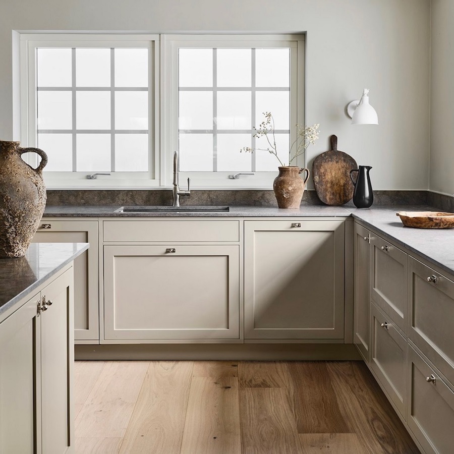 pewter cabinets