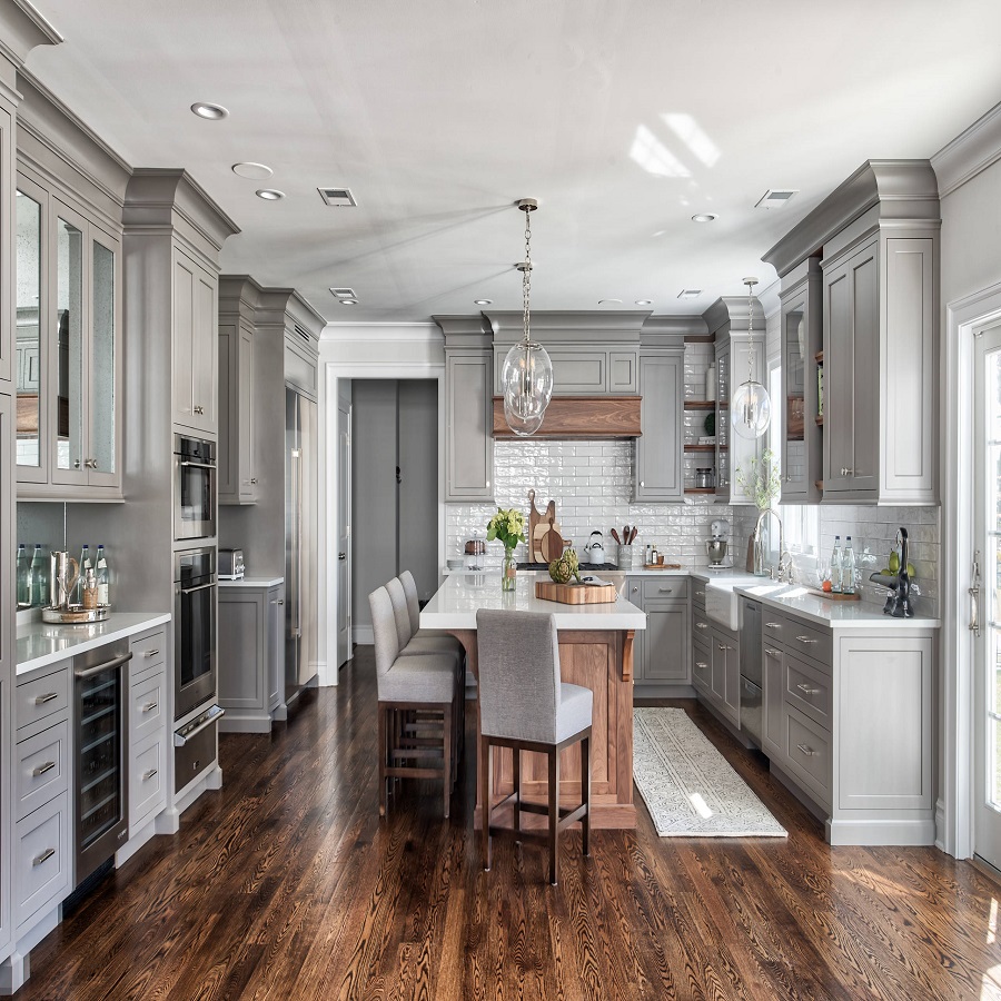 agreeable gray kitchen cabinets