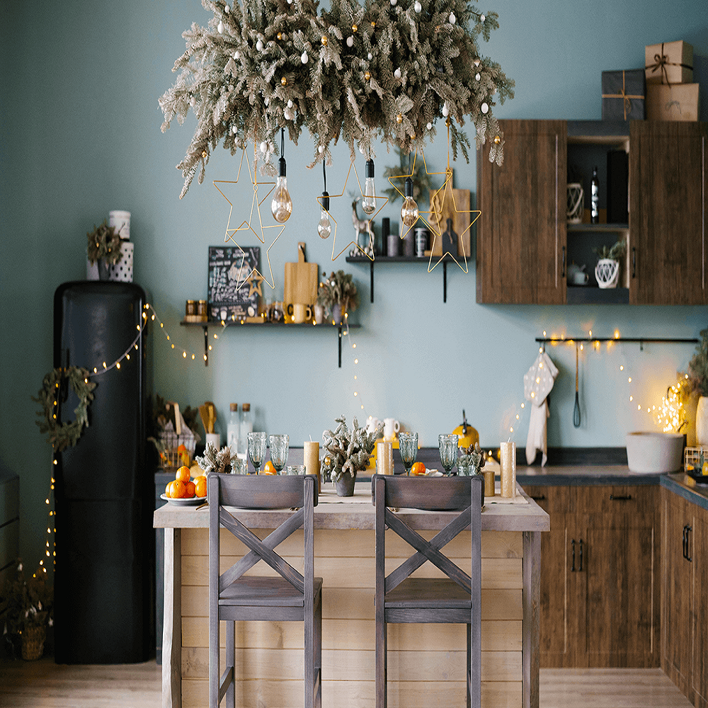 Create a Christmas Atmosphere Cabinet