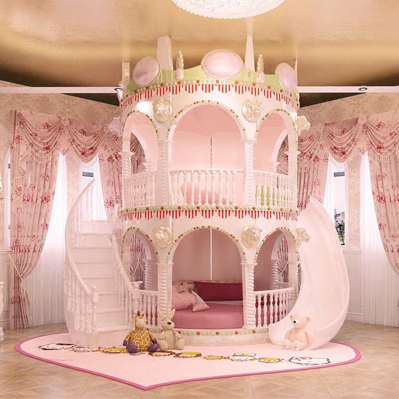 princess bed with slide