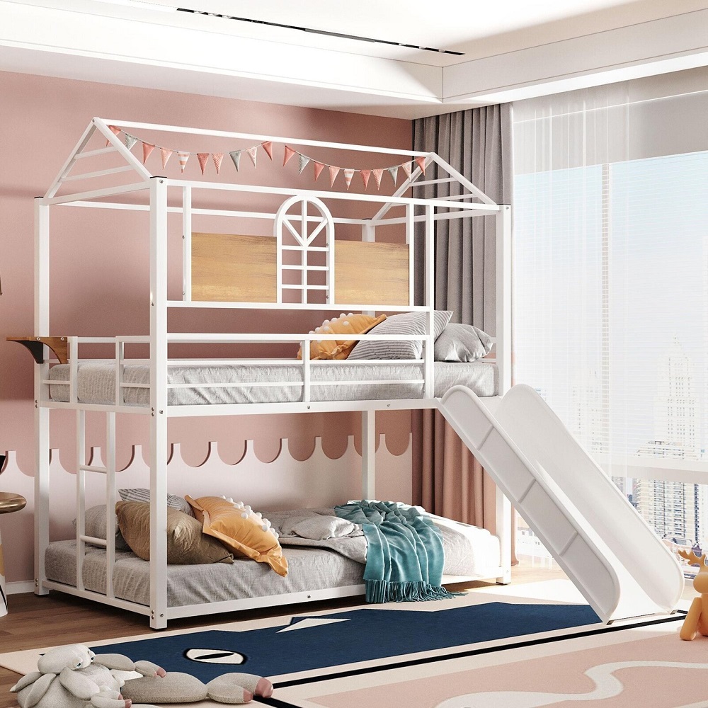 bunk bed with slide