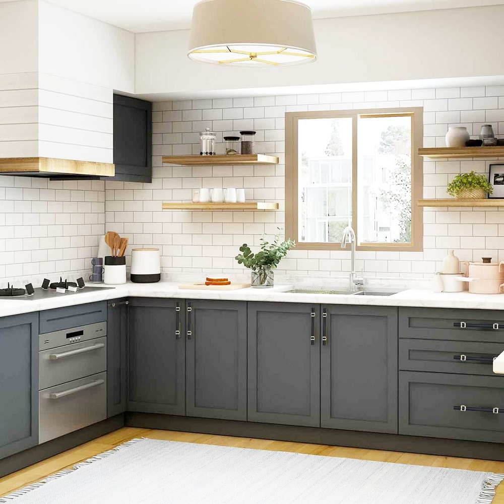 black and gold in kitchen cabinets