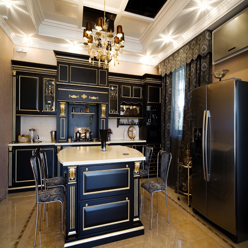 black and white kitchen cabinets ideas