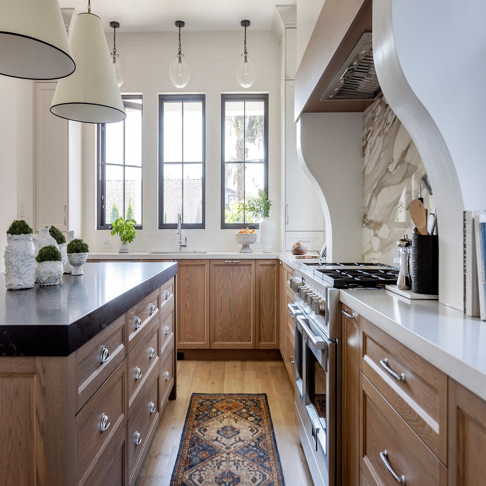 bleached oak cabinets before and after