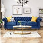 blue sofa