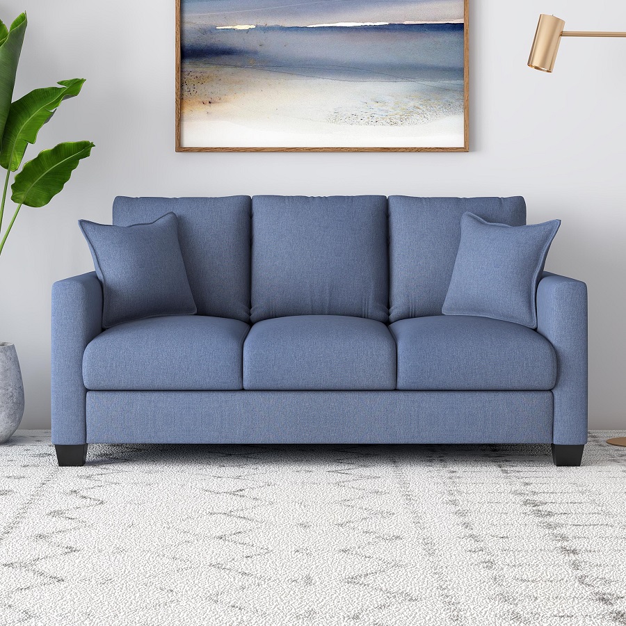 blue sofa
