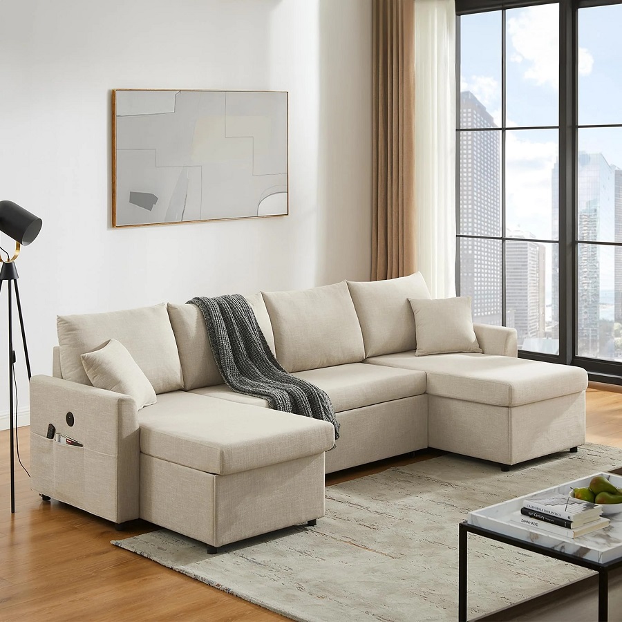 sleeper sofa sectional 