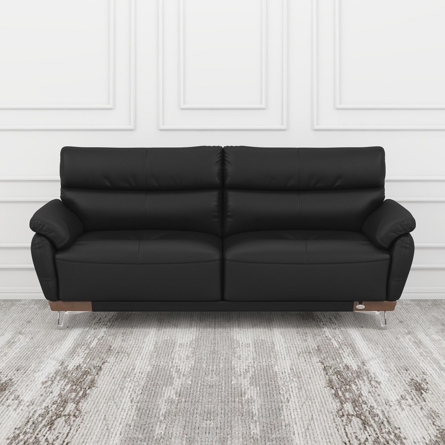 black sofa
