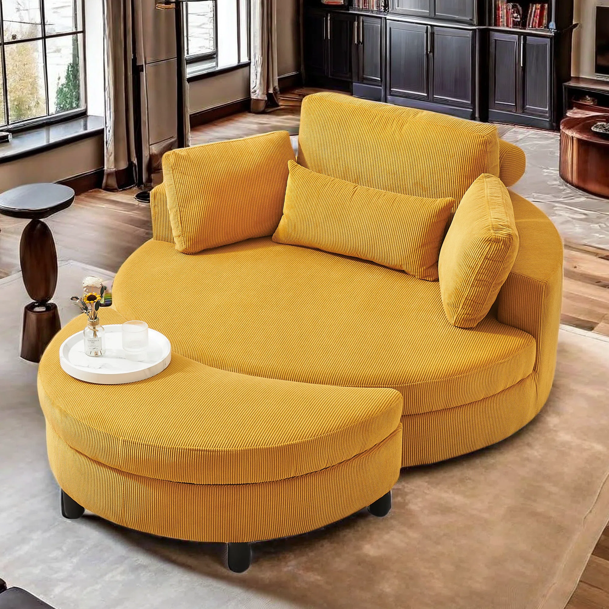round sofa