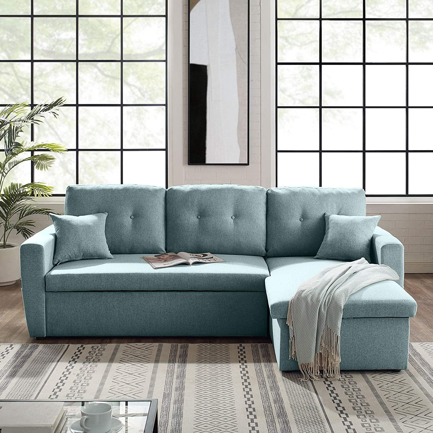 l shaped sofa bed