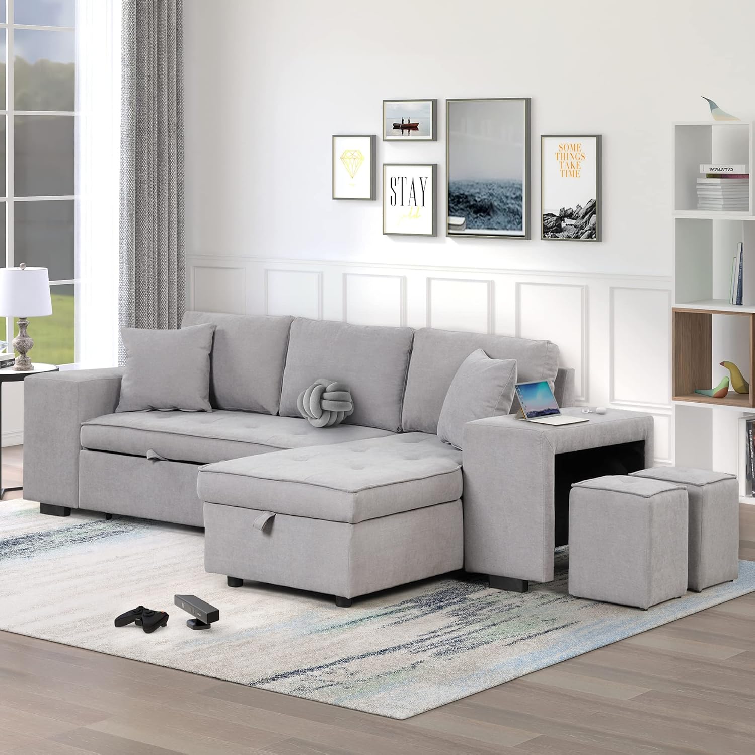 sectional sofa with pull out bed