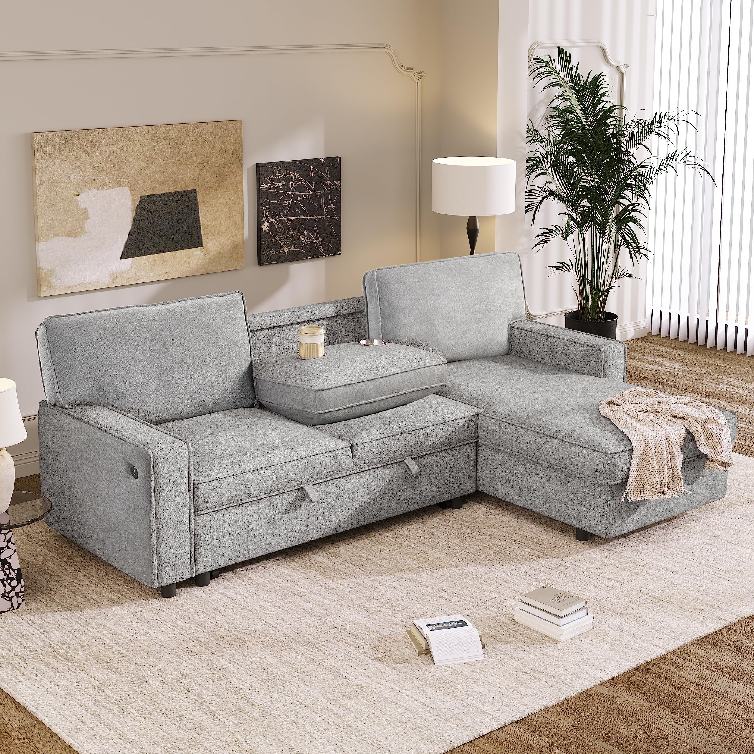sectional sofa with pull out bed