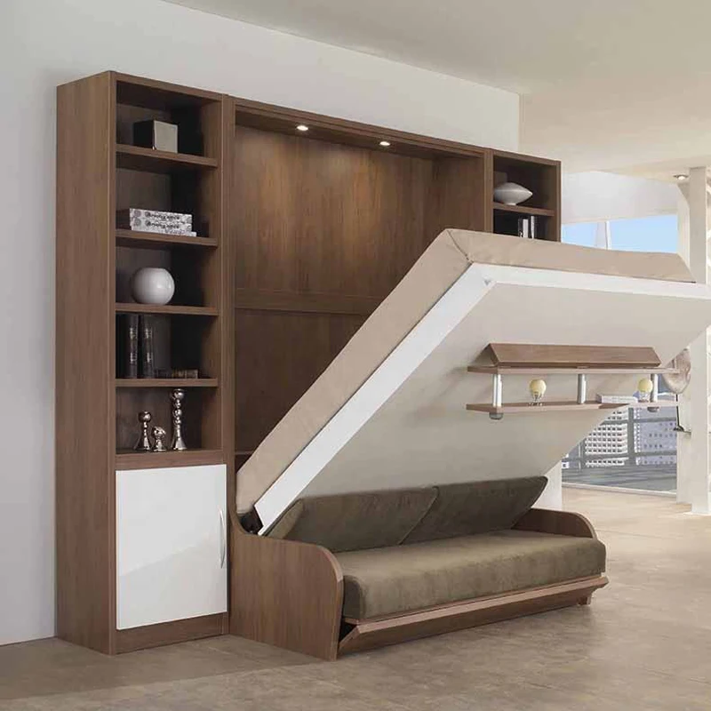 murphy bed with sofa