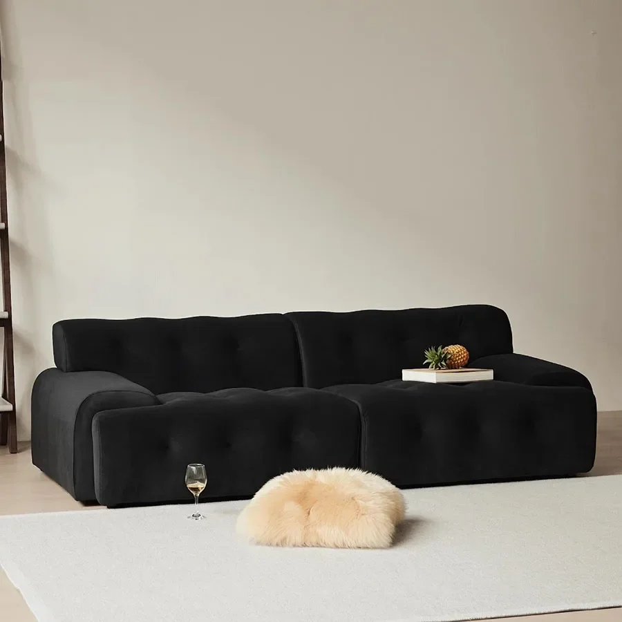black sofa bed