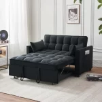 black sofa bed