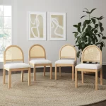 rattan dining chairs set of 4