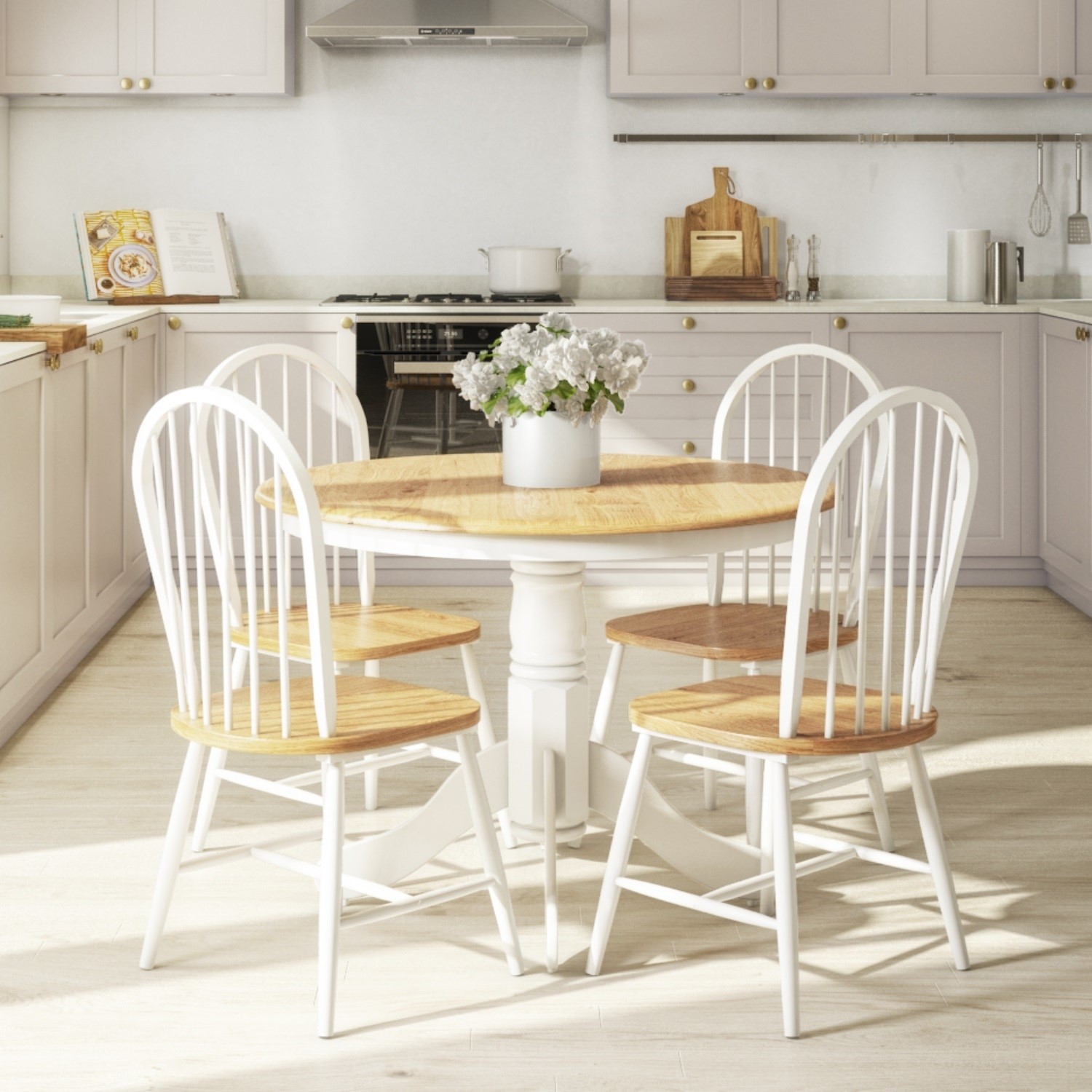 small round dining table for 4 with chairs