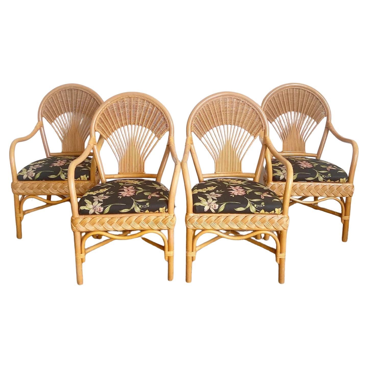 rattan dining chairs set of 4