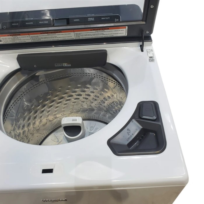 whirlpool washer 2 in 1 removable agitator
